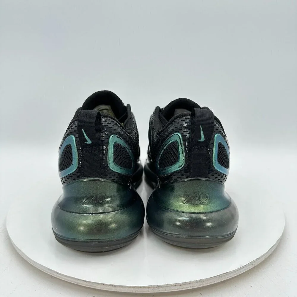 Nike Air Max 720 Throwback Future Youth Size 7Y Women 8.5 AQ3196-003 Black Shoes
